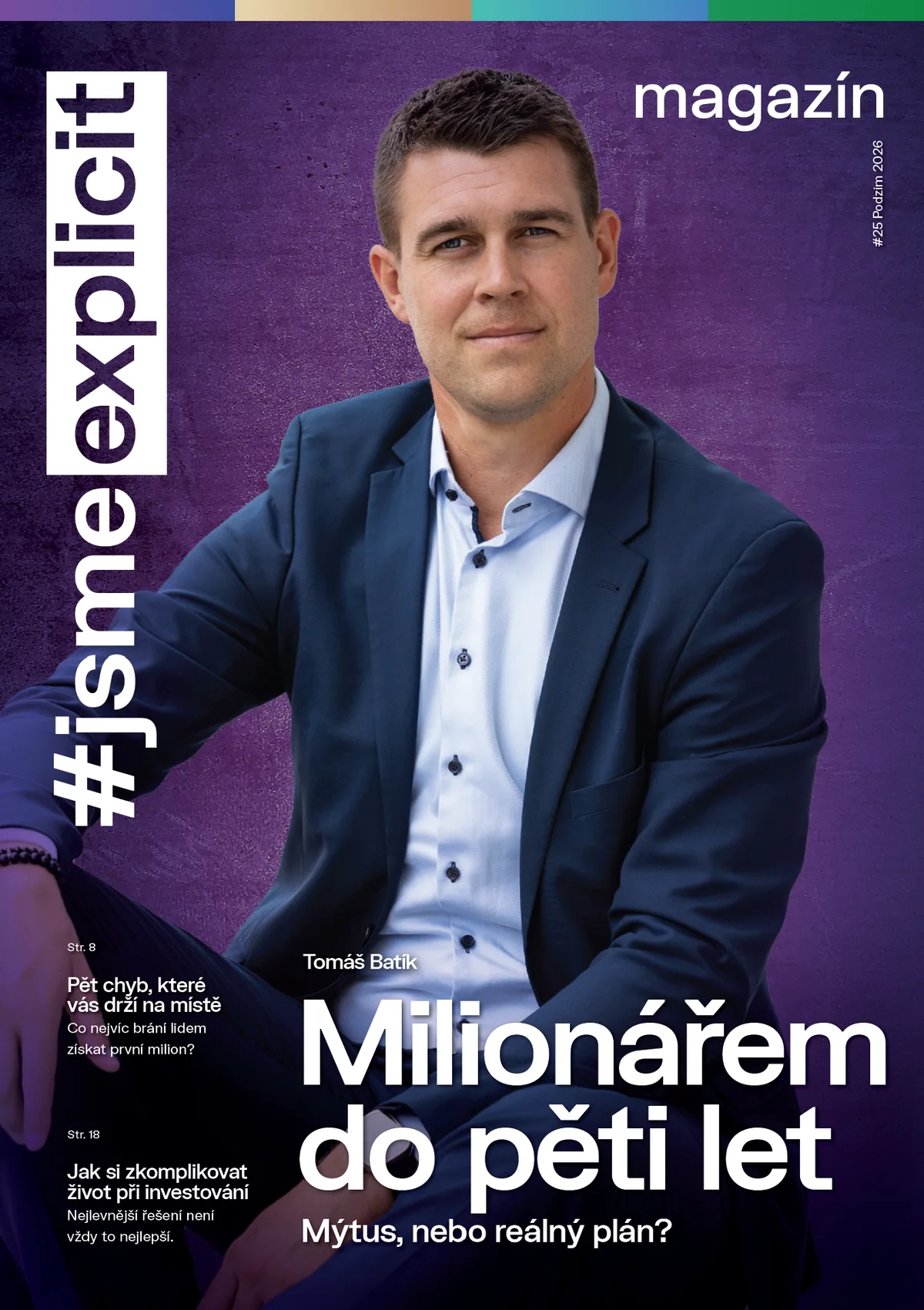 Obálka aktuálního čísla magazínu Explicit Invest